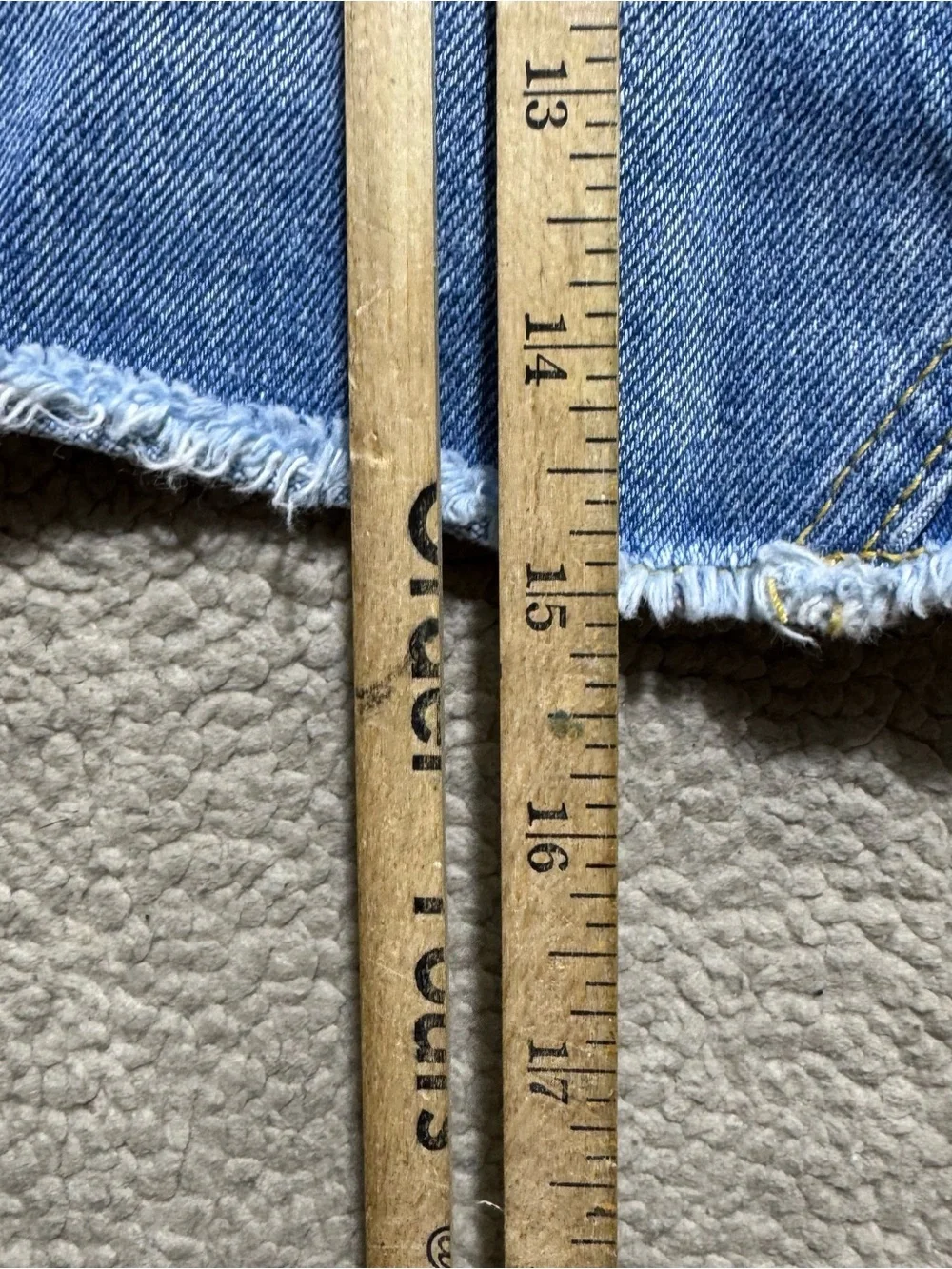 LF The Brand Skirt Womens 28 Adriana Blue Denim Distressed Button Fly Mini NEW